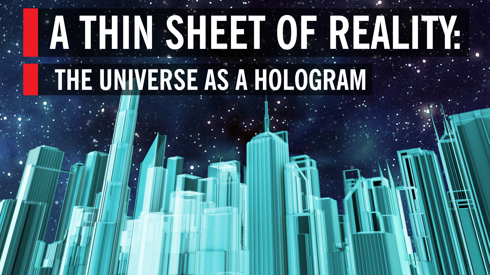 Holographic reality Holographic reality